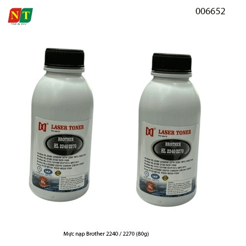 Mực nạp Brother 2240/2270 (80g) – Mực đổ Brother 2240/2270 – Đen đậm, sạch máy – Full VAT