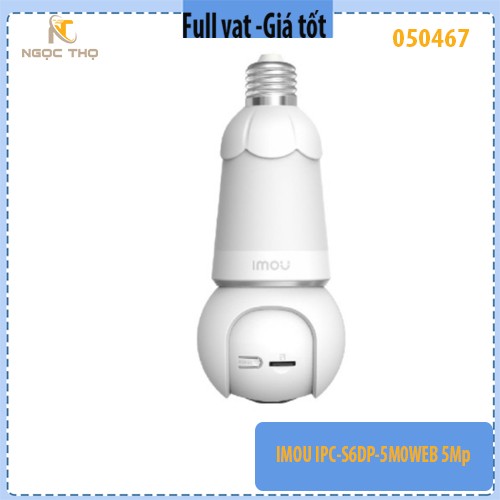 Camera wifi quay quét bóng đèn IMOU IPC-S6DP-5M0WEB 5Mp 3K đầy đủ chức năng
