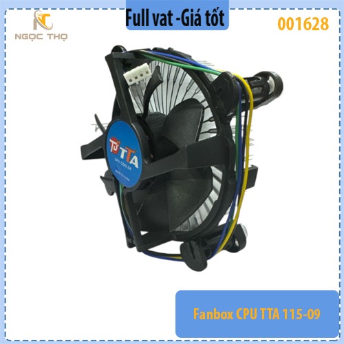 Quạt tản nhiệt CPU TTA115-09 – Fan box máy tính Socket LGA 1150 / 1151 / 1155 / 1156 / 1200 & 775 – PWM 4-pin.