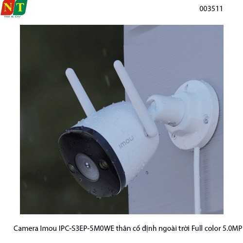 Camera WiFi Ngoài Trời iMOU IPC-S3EP-5M0WE (Bullet 3 5MP) – Full Color – Đàm Thoại 2 Chiều - hàng chính hãng - full vat