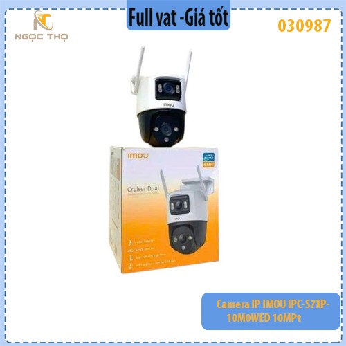 Camera IP IMOU IPC-S7XP-10M0WED – 10MP – Ngoài Trời – 2 Ống Kính (5MPX mỗi mắt) – Hỗ Trợ LAN & Wi-Fi – Hàng Chính Hãng