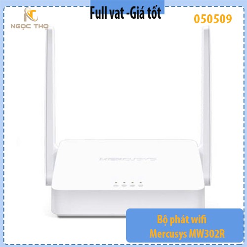 Bộ phát wifi Mercusys MW302R tốc độ 300Mbps, phù hợp cho gia đình