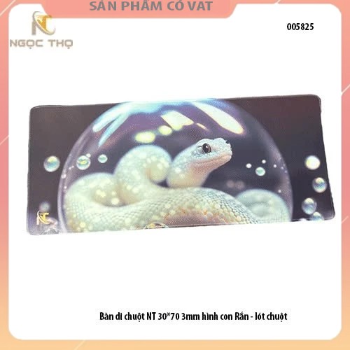 Bàn di chuột NT 30*70 3mm hình con Rắn - lót chuột