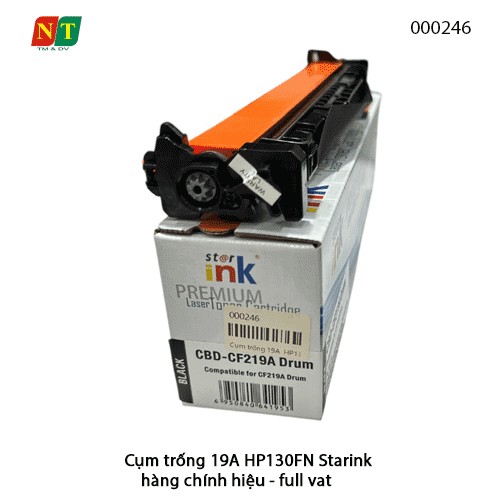 Cụm Trống Starink HP CF219A (Drum 19A) Có Chip – Dùng Cho HP M102/M130 Series & Canon LBP112/113 – Chính Hiệu – Full VAT