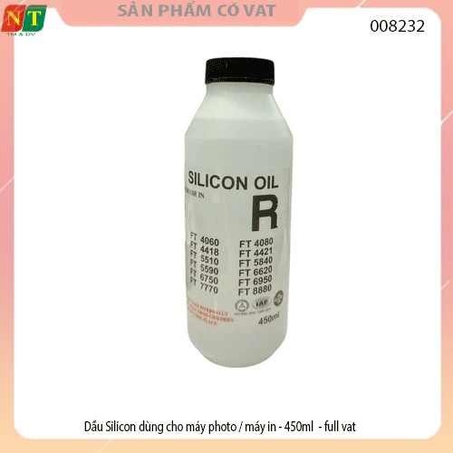 Dầu Silicon dùng cho máy photo / máy in - 450ml  - full vat