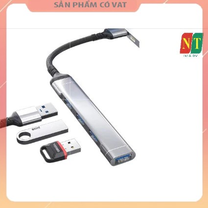 Bộ chia TypeC 3.0 RA 4 USB VK303 thương hiệu VEGGIEG