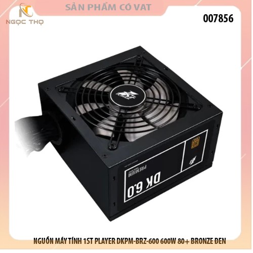 Nguồn máy tính 1ST PLAYER DKPM-BRZ-600 600W – Chuẩn 80 Plus Bronze – Full Modular – Hàng chính hãng