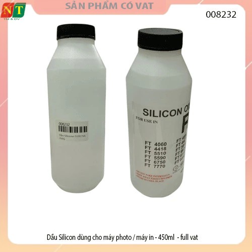 Dầu Silicon dùng cho máy photo / máy in - 450ml  - full vat