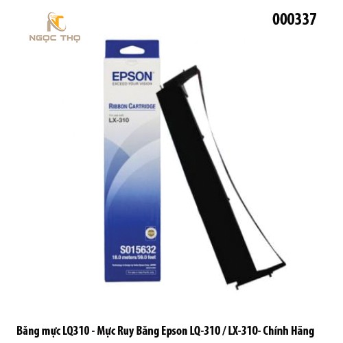 Combo 10 Băng Mực Epson LQ310 / LX-310 – Mực Ruy Băng Máy In Kim - Chính Hãng - Full VAT