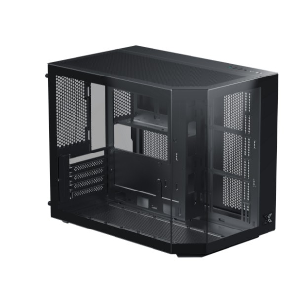 Vỏ Case Xigmatek Cubi M Black EN42775 (Đen) – Case bể cá 3 mặt kính – Chính hãng, Full VAT