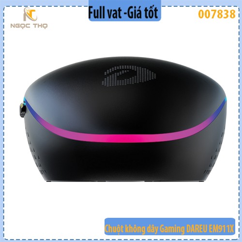 Chuột không dây Gaming DAREU EM911X – Hiệu năng đỉnh, LED RGB, chính hãng, full VAT