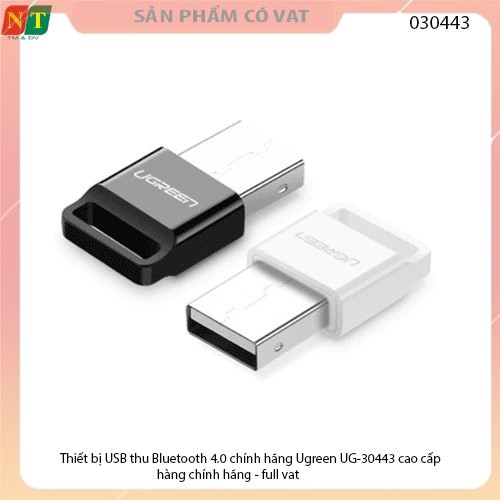 Thiết bị USB thu Bluetooth 4.0 chính hãng Ugreen UG-30443 cao cấp - hàng chính hãng  - full vat