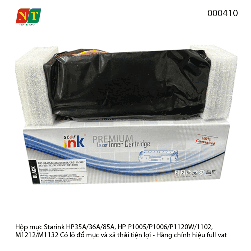 Hộp Mực In StarInk HP CB435A / CB436A / CE285A / Canon CRG-325 – Hộp mực 35A / 85A – Có Lỗ Đổ Mực & Xả Thải – Chính Hiệu