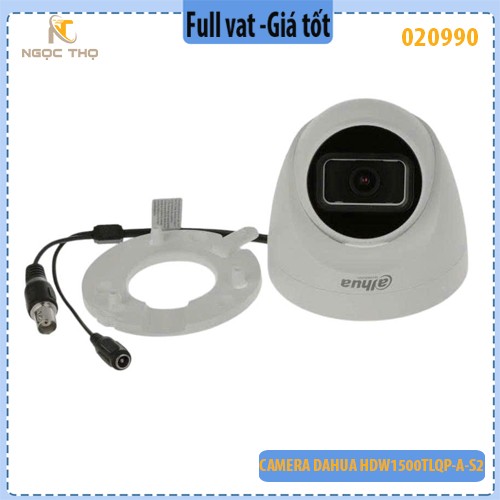 Camera Dome Dahua HDW1500TLQP-A-S2 5MP – Có Mic – 3 in 1 – OSD – Truyền Tín Hiệu Xa – Hàng Chính Hãng – Full VAT