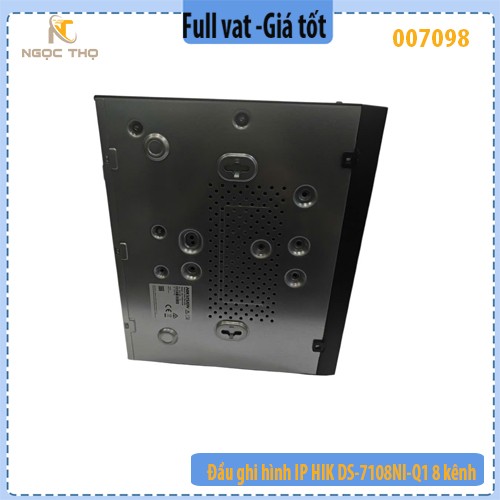 Đầu ghi hình IP HIKVISION DS-7108NI-Q1/M – NVR 8 kênh – Vỏ sắt – Hàng chính hãng – Full VAT