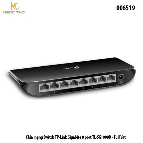 Switch TP-Link TL-SG1008D – Bộ Chia Mạng 8 Cổng Gigabit 10/100/1000Mbps – Plug & Play – Chính Hãng – Full VAT