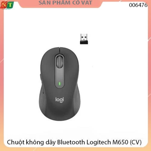 Chuột không dây Bluetooth Logitech M650 - Hàng chính hãng - full vat