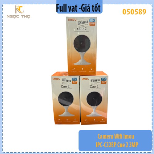 Camera Wifi Imou IPC-C32EP Cue 2 3MP – Quan sát thông minh, hình ảnh siêu nét, hỗ trợ đàm thoại 2 chiều