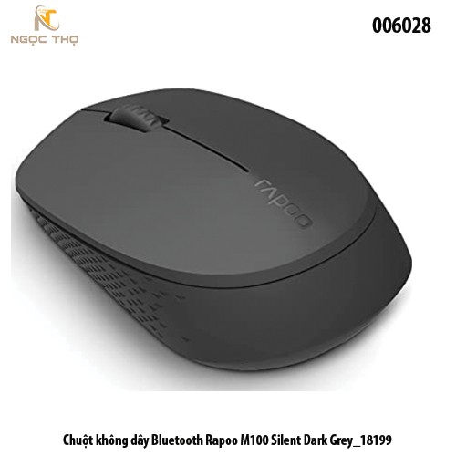 Chuột không dây Bluetooth Rapoo M100 Silent Dark Grey_18199 - hàng chính hãng - full vat