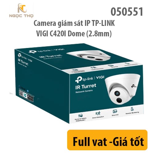 Camera giám sát IP TP-LINK, VIGI C420I Dome (2.8mm)