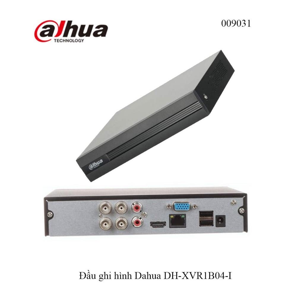 Đầu ghi hình Dahua DH-XVR1B04-I-VN – 4 Kênh – Smart H.265+ – Two-Way Talk – Plug & Play – Hàng Chính Hãng – Full VAT