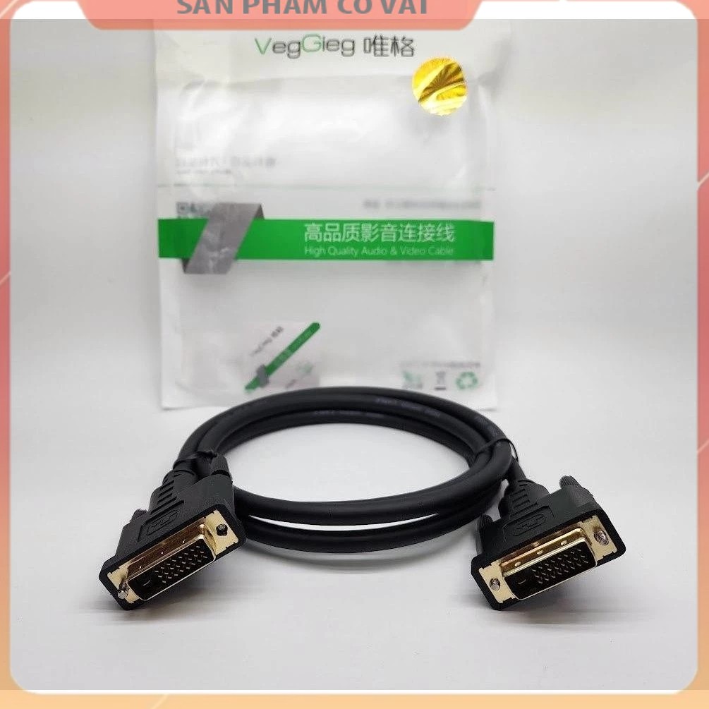 Dây DVI 24+1 3m V-D402 VEGGIEG Phụ Kiện Chính Hãng