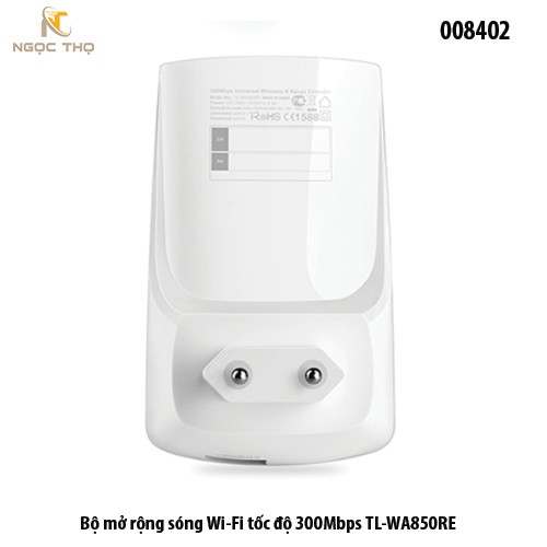Bộ Mở Rộng Sóng Wi-Fi TP-Link TL-WA850RE – Tốc Độ 300Mbps – Cắm Tường Nhỏ Gọn – Chính Hãng – ( Kích sóng 850re )