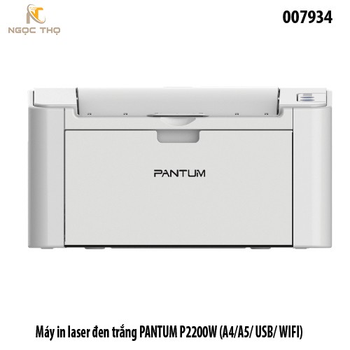 Máy in laser đen trắng Pantum P2200W (A4/A5/A6) – Wi‑Fi + USB, 20 trang/phút – Chính hãng - full vat
