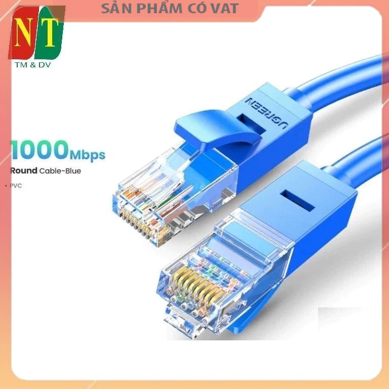 Cáp mạng đúc sẵn Cat6 30m chính hãng Ugreen 11209 cao cấp
