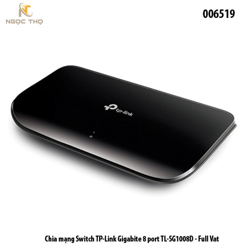 Switch TP-Link TL-SG1008D – Bộ Chia Mạng 8 Cổng Gigabit 10/100/1000Mbps – Plug & Play – Chính Hãng – Full VAT