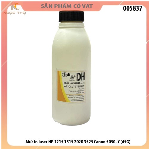 Mực in laser HP 1215 1515 2020 3525 Canon 5050 -Y (45G)
