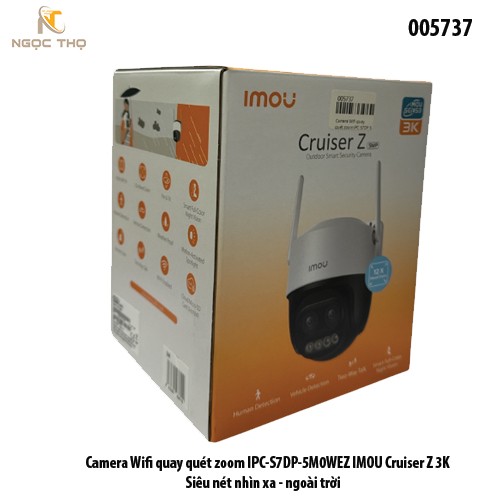 Camera Wifi quay quét zoom IMOU Cruiser Z IPC-S7DP-5M0WEZ 3K – Ngoài trời – Siêu nét – Nhìn xa - chính hãng - full vat