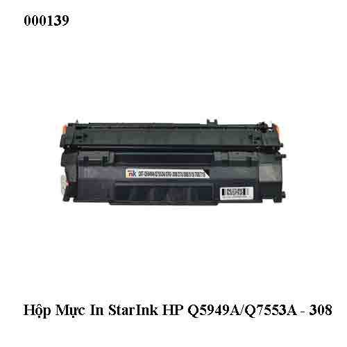 Hộp mực in Starink Q5949A Q7553A 49A 53A Canon CRG308 CRG315 CRG708 – có lỗ đổ mực ( tháo ốp ) – chính hiệu – full VAT