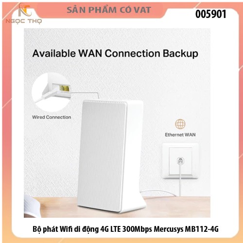Bộ Phát Wifi Di Động 4G LTE Mercusys MB112 – Mạng Internet mọi lúc, mọi nơi!