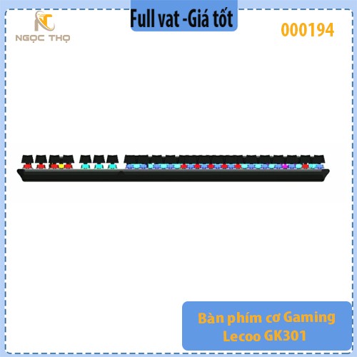 Bàn phím cơ Gaming Lecoo GK301 – Blue Switch – LED RGB – Gõ Cực Sướng – Full VAT