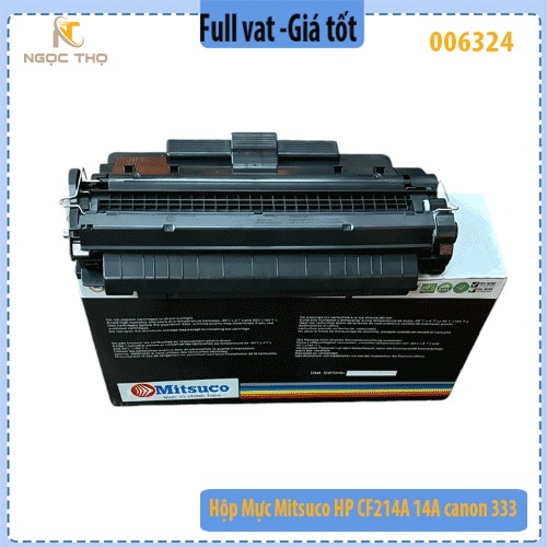 Hộp Mực In Mitsuco HP 14A (CF214A) / Canon 333 / 8780X – Dùng cho HP Enterprise 700 M712 / M725 – Chính hiệu – Full VAT