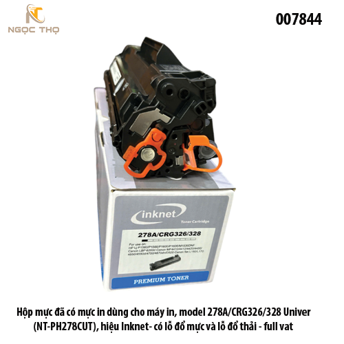 Hộp mực in Inknet HP P1560 / 1606 (CE278A / CRG328) – 2K trang – 78A – Chính hiệu – Full VAT