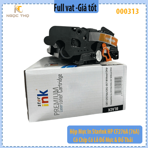 Hộp Mực In StarInk HP CF276A (76A) – Có Chíp – Có Lỗ Đổ Mực & Đổ Thải – Chính Hiệu – Full VAT