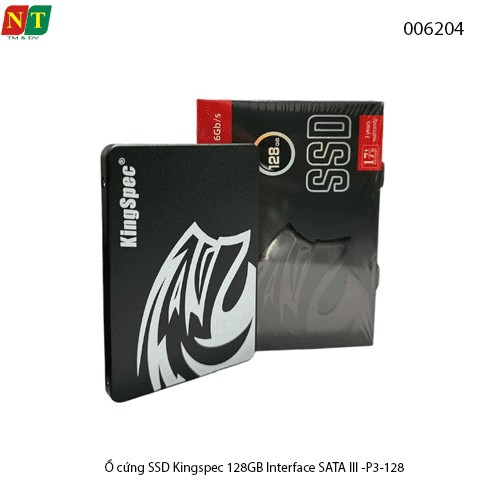 Ổ Cứng SSD Kingspec 128GB SATA III – Đọc ~500MB/s – Chính hãng – Full VAT