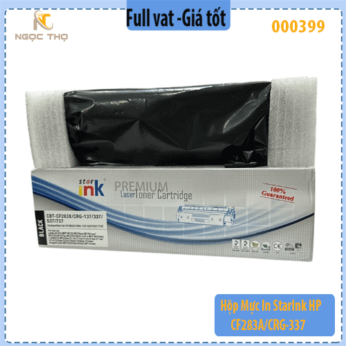 Hộp Mực In StarInk HP CF283A / Canon CRG-337 ( 83A / 337 ) – Chính Hiệu – Full VAT – Có Lỗ Đổ Mực