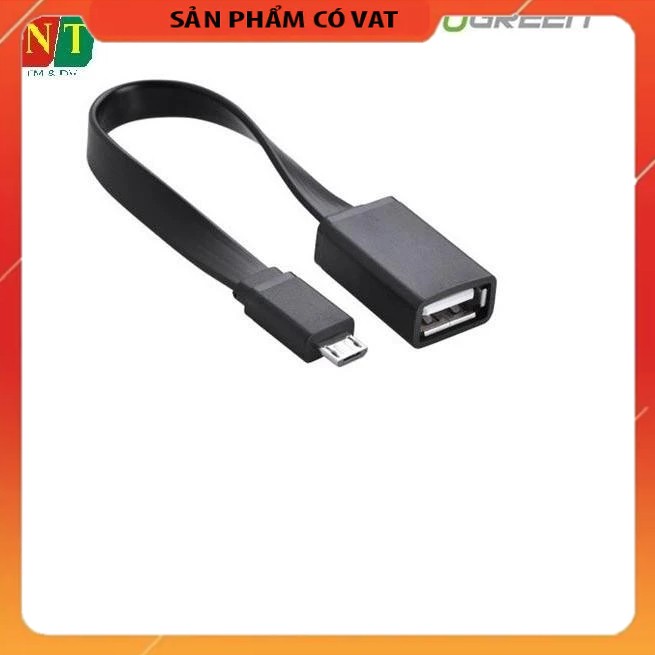 Cáp OTG Micro USB 2.0 chính hãng ugreen 10821
