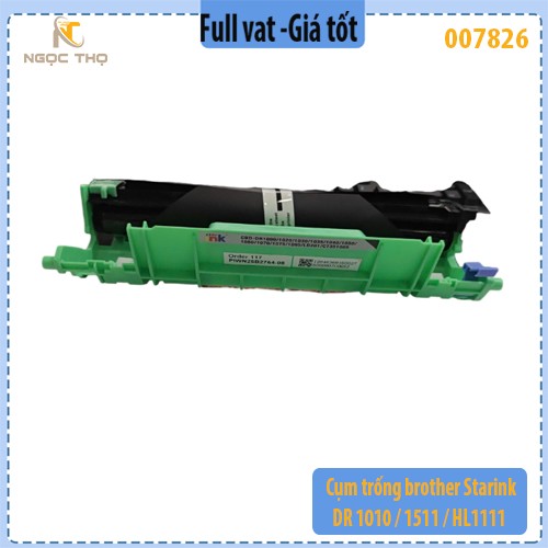 Cụm trống Brother DR-1010 – chính hiệu Starink – Drum Unit dùng cho BrotherHL-1111 HL-1201 HL-1211 DCP-1511 DCP-1601...
