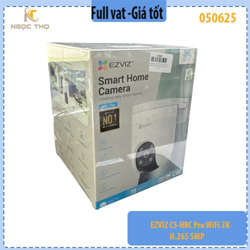 Camera IP WiFi Quay Quét EZVIZ H8C PRO 3K – 5MP – Có Màu Ban Đêm – Cảnh Báo Còi & Đèn – Đàm Thoại 2 Chiều