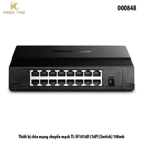 Switch TP-Link TL-SF1016D – Bộ Chia Mạng Tplink 16 Cổng 10/100Mbps – Vỏ Nhựa – Plug & Play – Chính Hãng – Full VAT