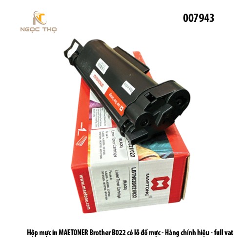 Hộp mực MAETONER Brother B022 – Có lỗ đổ mực – Dùng cho HL-B2000D / B2080DW… – hàng chính hiệu - Full VAT
