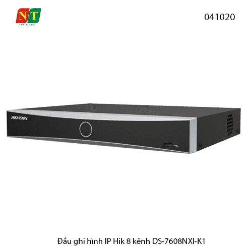 Đầu Ghi Hình IP 8 Kênh HIKVISION DS-7608NXI-K1 – Smart NVR, Hỗ Trợ Ghi 12MP,1 Ổ Cứng 10TB , chính hãng