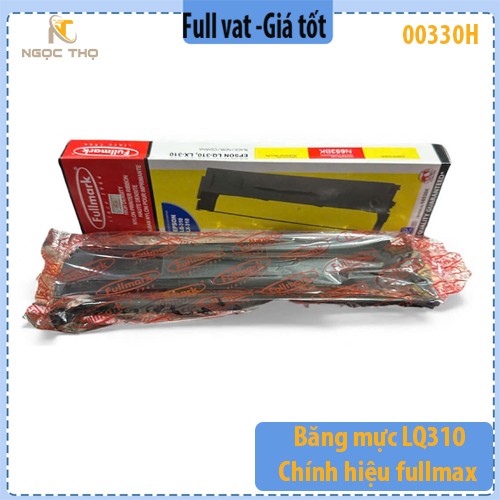 Ribbon/Băng mực máy in kim Fullmax – Dùng cho Epson LQ-310 / LQ310 / LX-310–12.7mm x 10m – Chính hiệu Fullmax – Full Vat