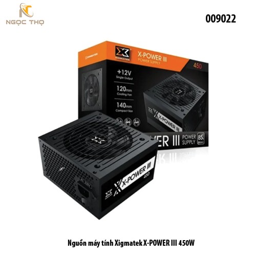 Nguồn máy tính Xigmatek X-POWER III 450W – Hàng chính hãng – Full VAT