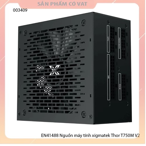 Nguồn máy tính xigmatek EN41488  Thor T750M V2 (750W, Modular, 80Plus Bronze) dây cắm rời - Chính hãng
