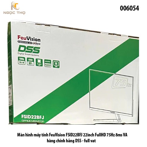 Màn hình máy tính Feuvision FSID22BFJ – 21.45 inch – VA – Full HD – 75Hz – HDMI/VGA – viền mỏng – chính hãng – full VAT